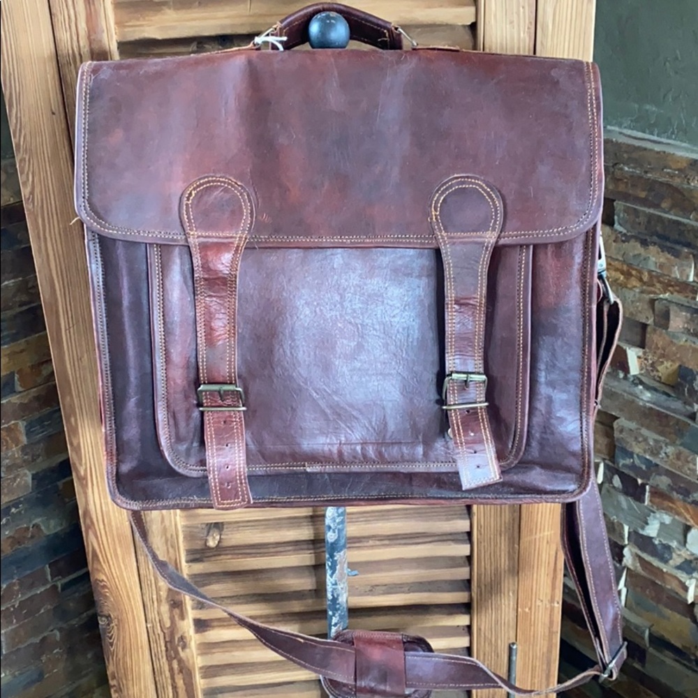 Goatskin Padded Media Bag